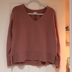 Cuyana Vneck Terry Top